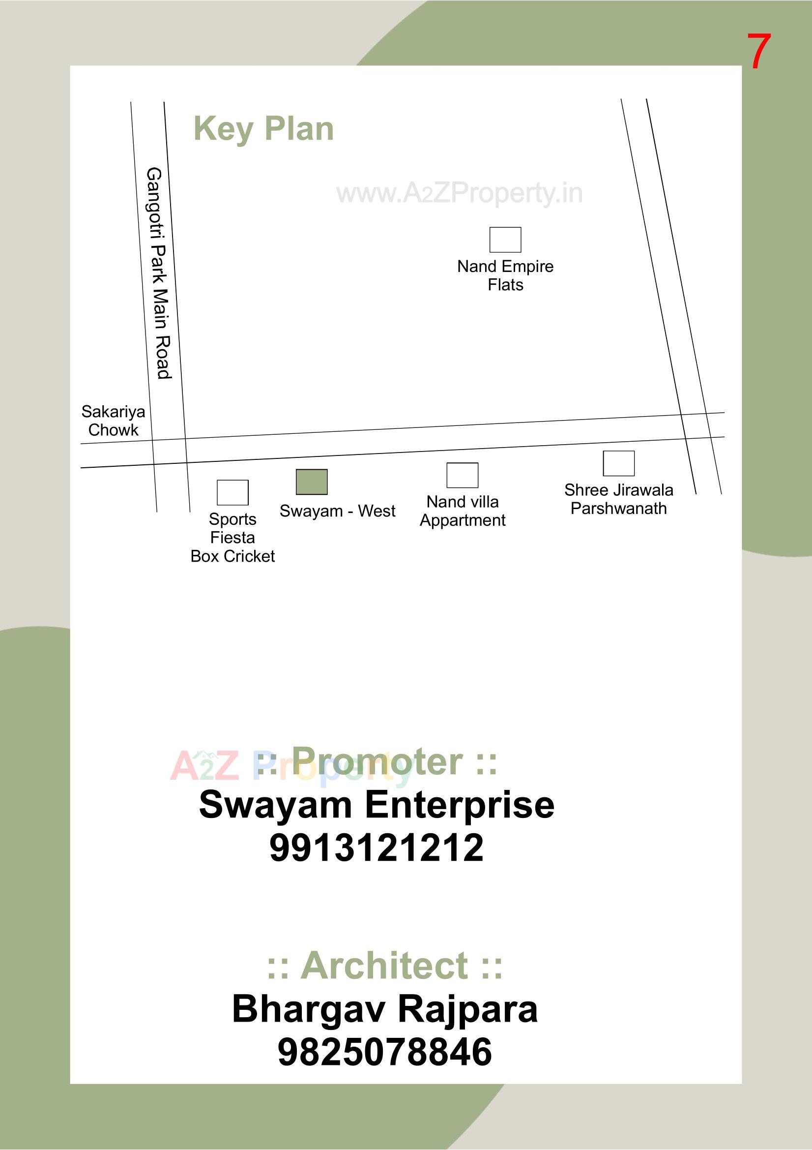  of real estate project Swayam West located at Raiya, Rajkot, Gujarat