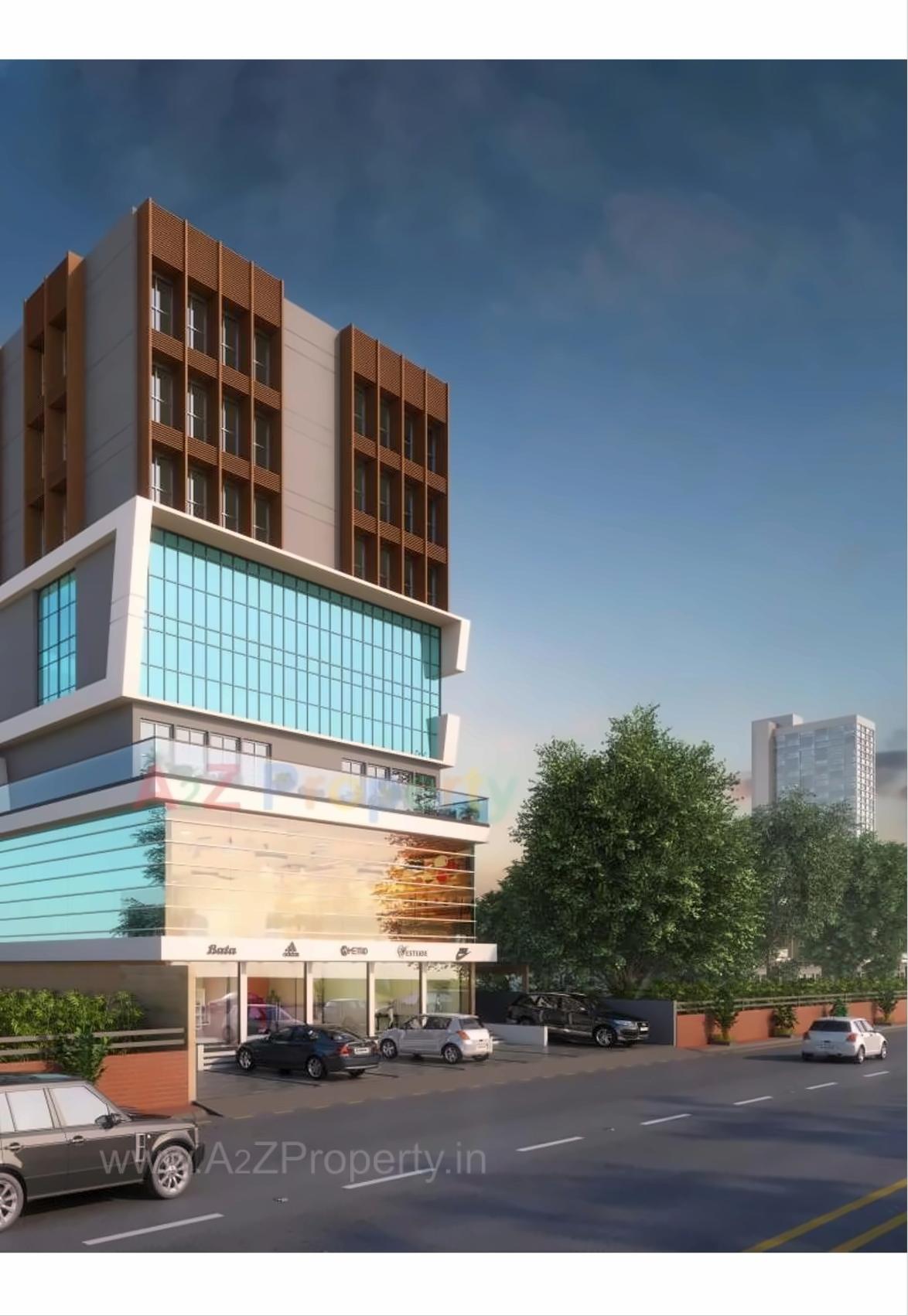 3D Elevation of real estate project Syamantaka located at Nana-mava, Rajkot, Gujarat