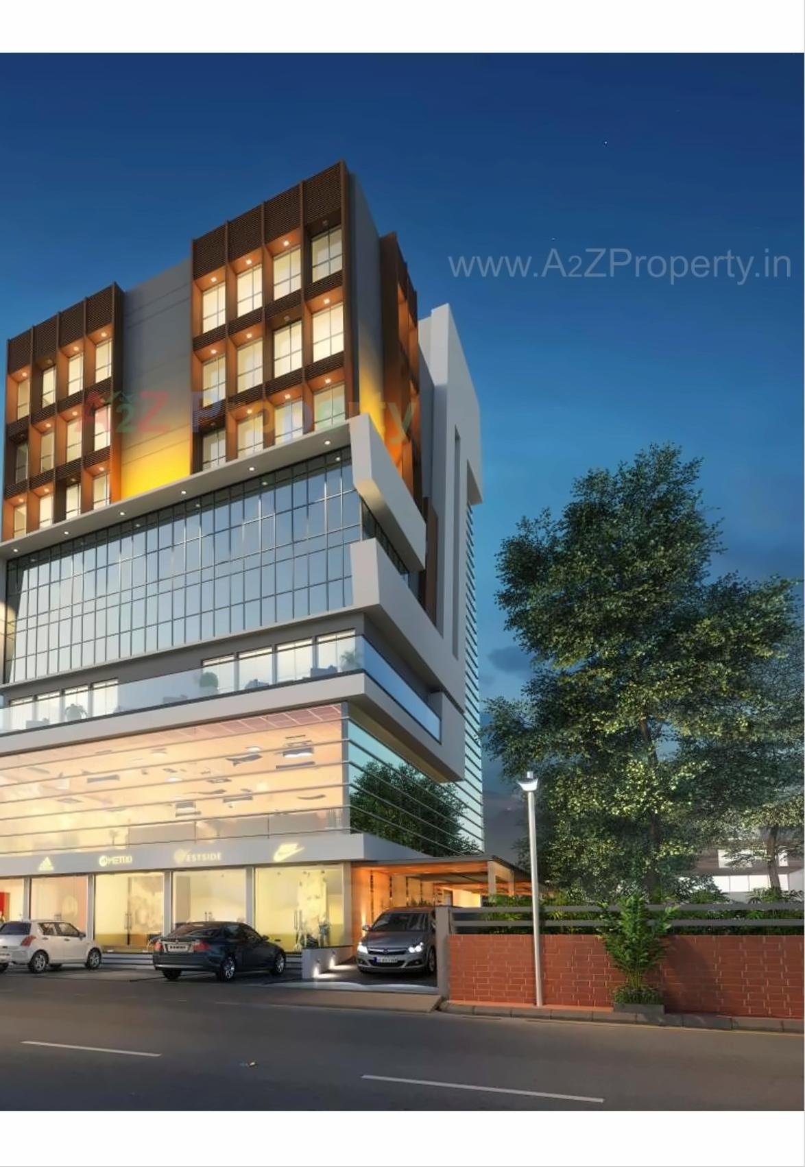 3D Elevation of real estate project Syamantaka located at Nana-mava, Rajkot, Gujarat