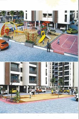 Elevation of real estate project Tapan Heights located at Vavadi, Rajkot, Gujarat