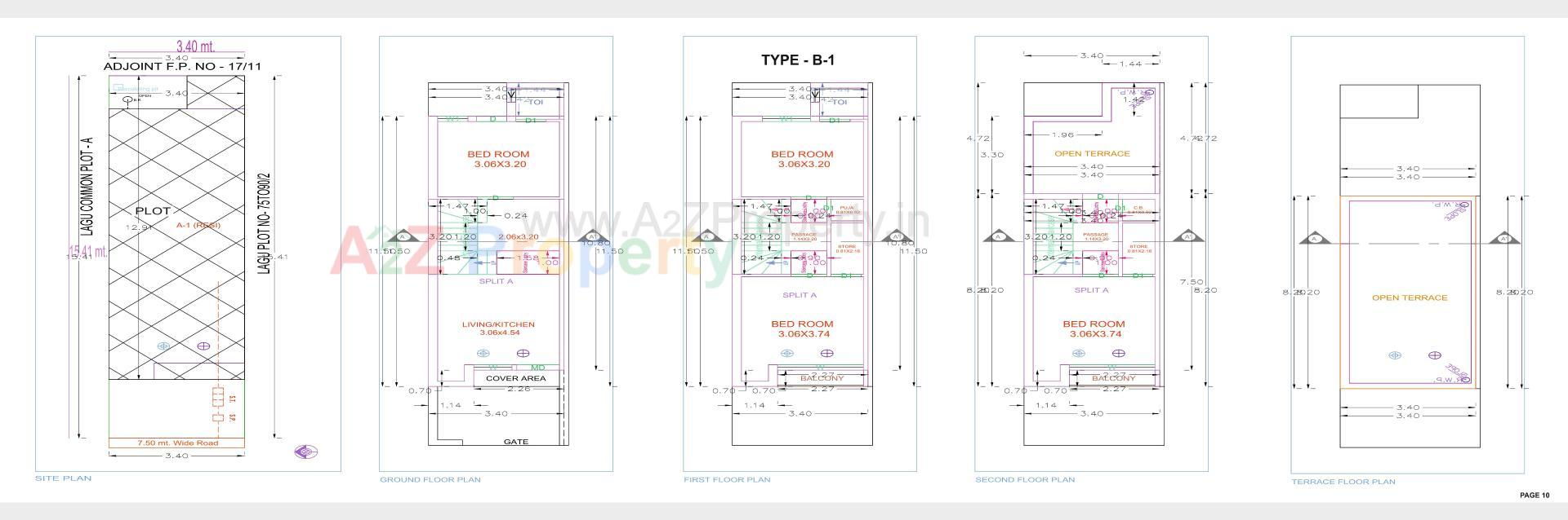 Layout of real estate project Tathya Residency located at Rajkot, Rajkot, Gujarat