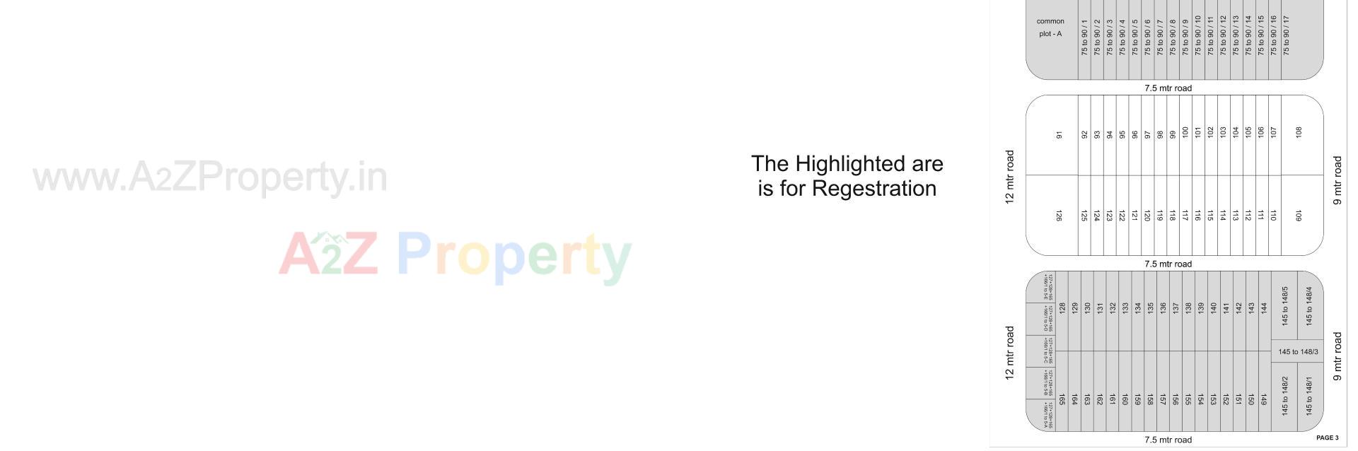 Layout of real estate project Tathya Residency located at Rajkot, Rajkot, Gujarat