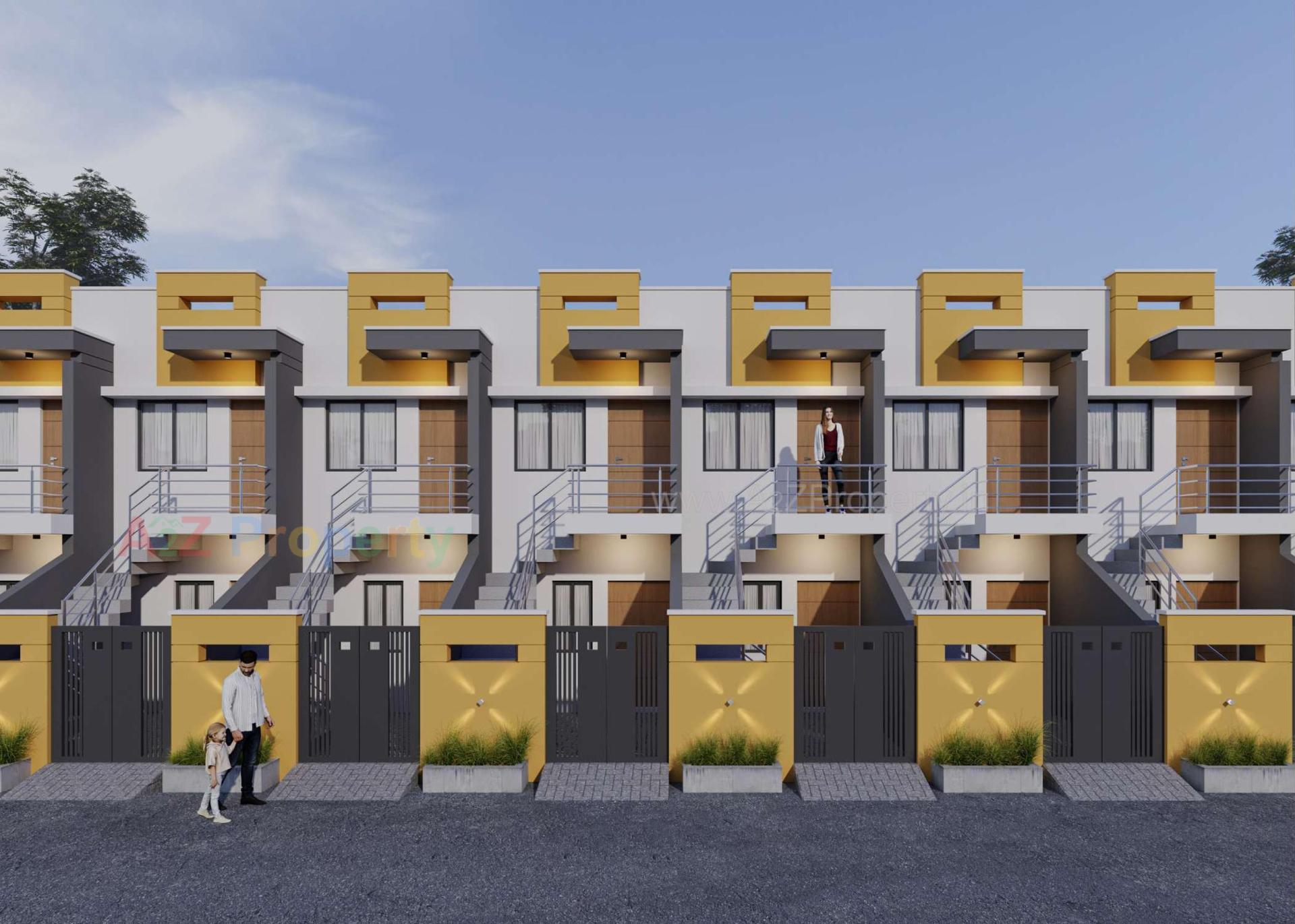 3D Elevation of real estate project Tathya Residency located at Metoda, Rajkot, Gujarat