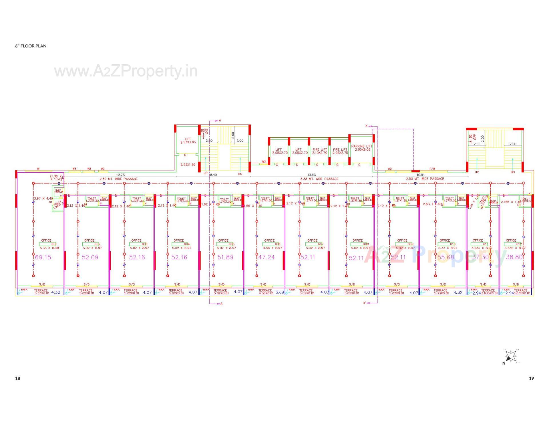 Layout of real estate project The Accord located at Rajkot, Rajkot, Gujarat