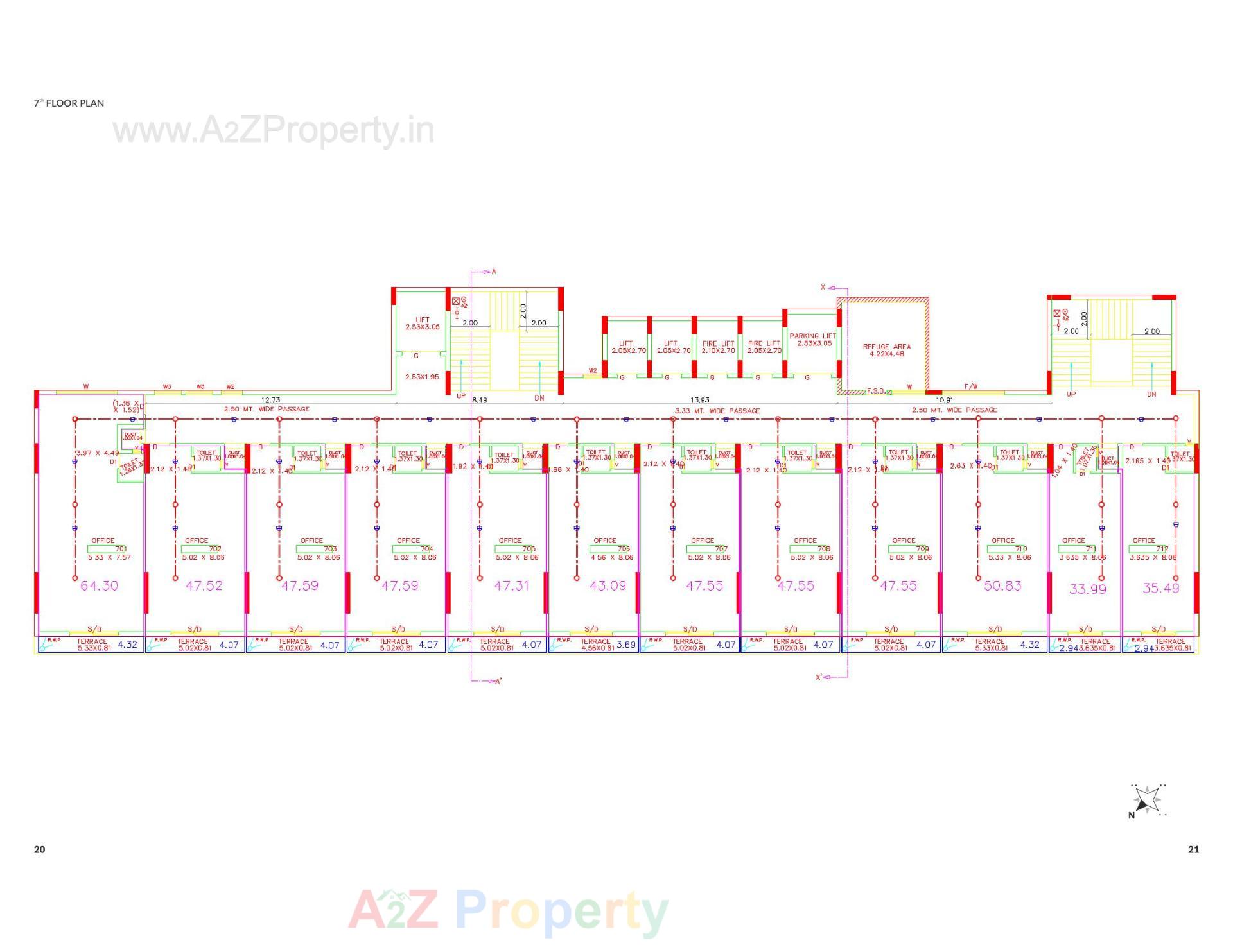 Layout of real estate project The Accord located at Rajkot, Rajkot, Gujarat