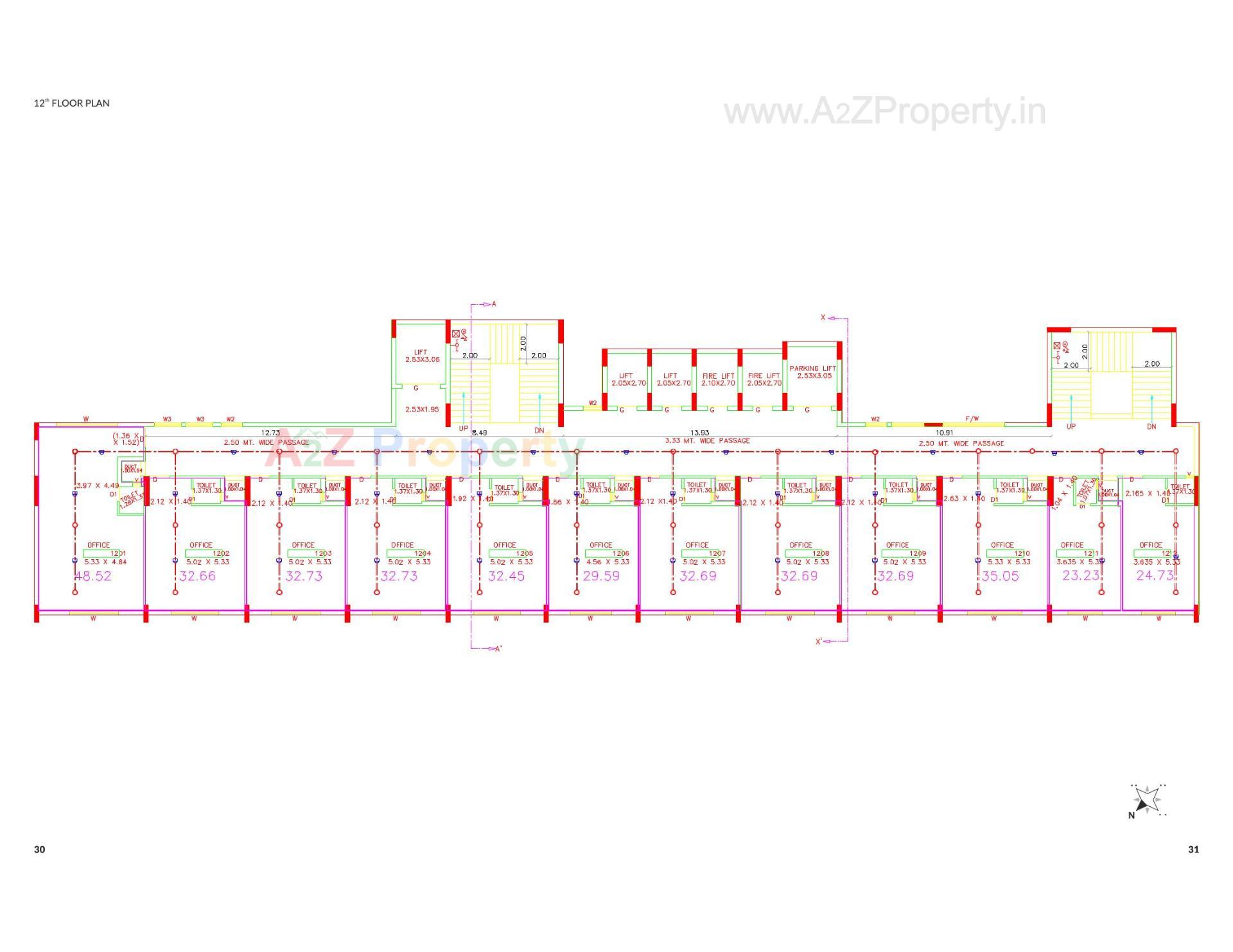 Layout of real estate project The Accord located at Rajkot, Rajkot, Gujarat