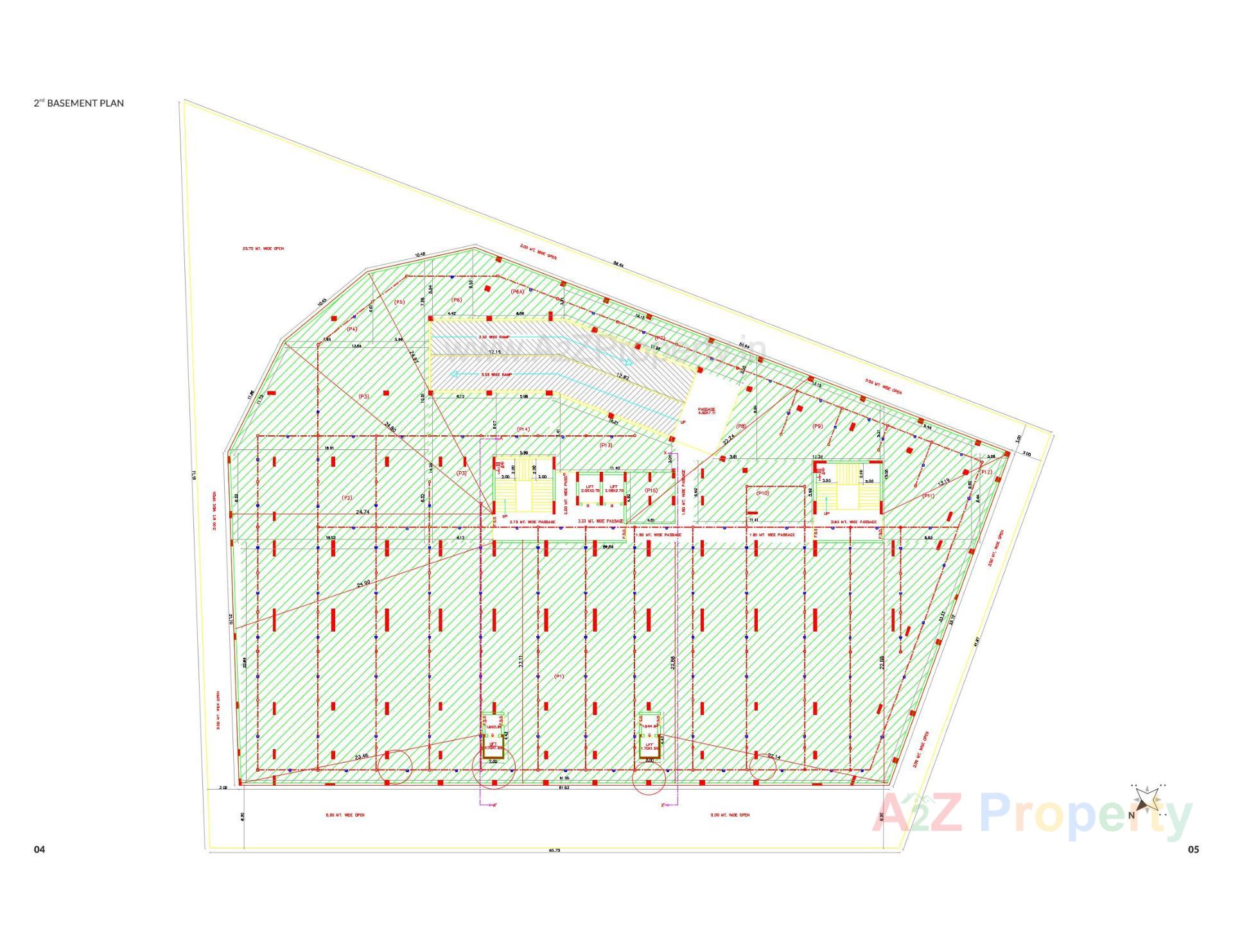 Layout of real estate project The Accord located at Rajkot, Rajkot, Gujarat