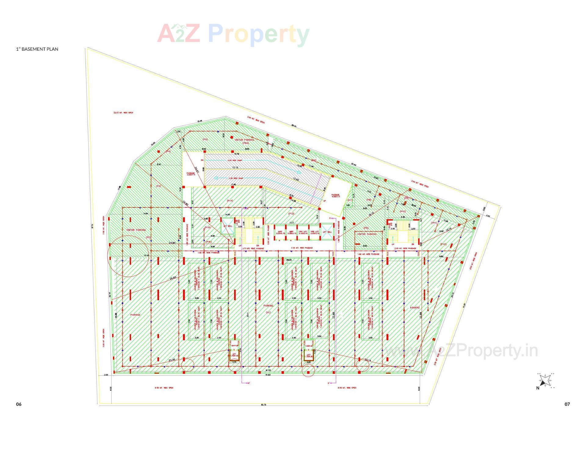 Layout of real estate project The Accord located at Rajkot, Rajkot, Gujarat
