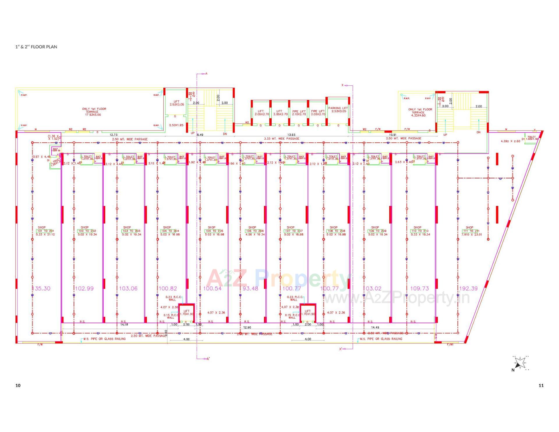 Layout of real estate project The Accord located at Rajkot, Rajkot, Gujarat