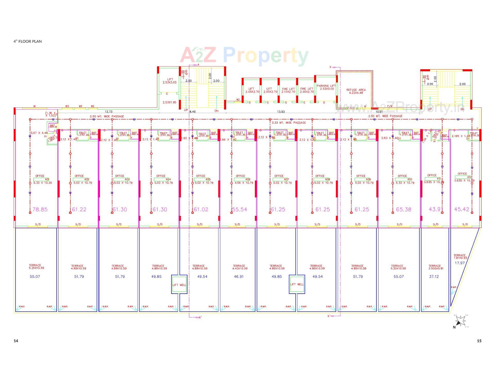 Layout of real estate project The Accord located at Rajkot, Rajkot, Gujarat