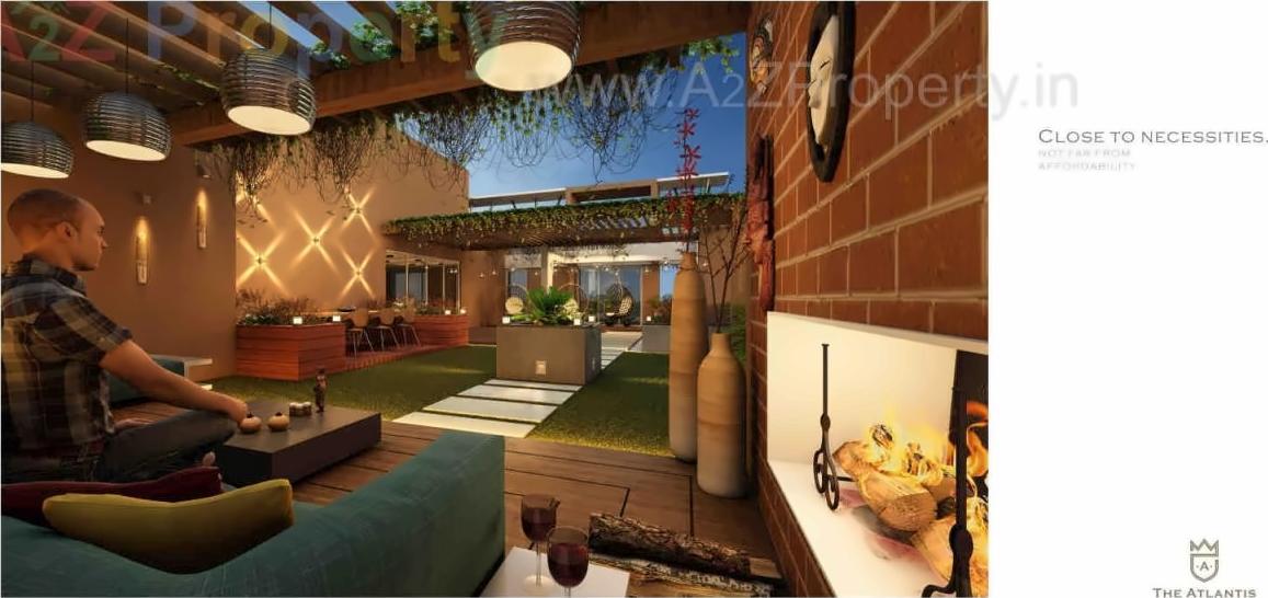 3D Elevation of real estate project The Atlantis located at Nana-mava, Rajkot, Gujarat