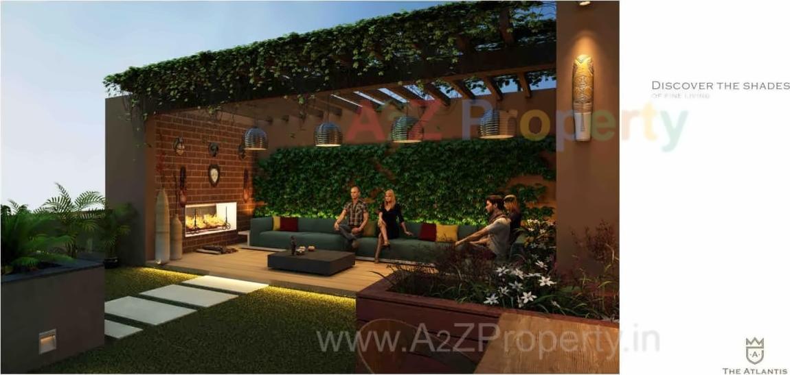 3D Elevation of real estate project The Atlantis located at Nana-mava, Rajkot, Gujarat