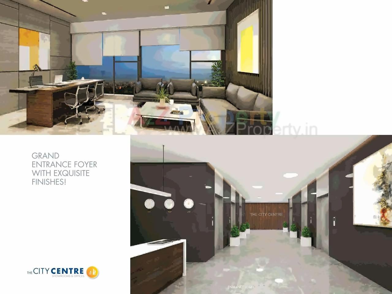 3D Elevation of real estate project The City Centre located at Rajkot, Rajkot, Gujarat
