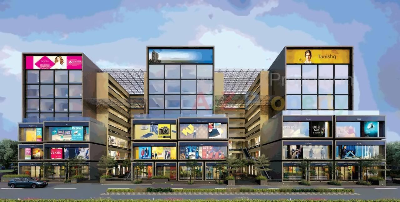 3D Elevation of real estate project The City Centre located at Rajkot, Rajkot, Gujarat