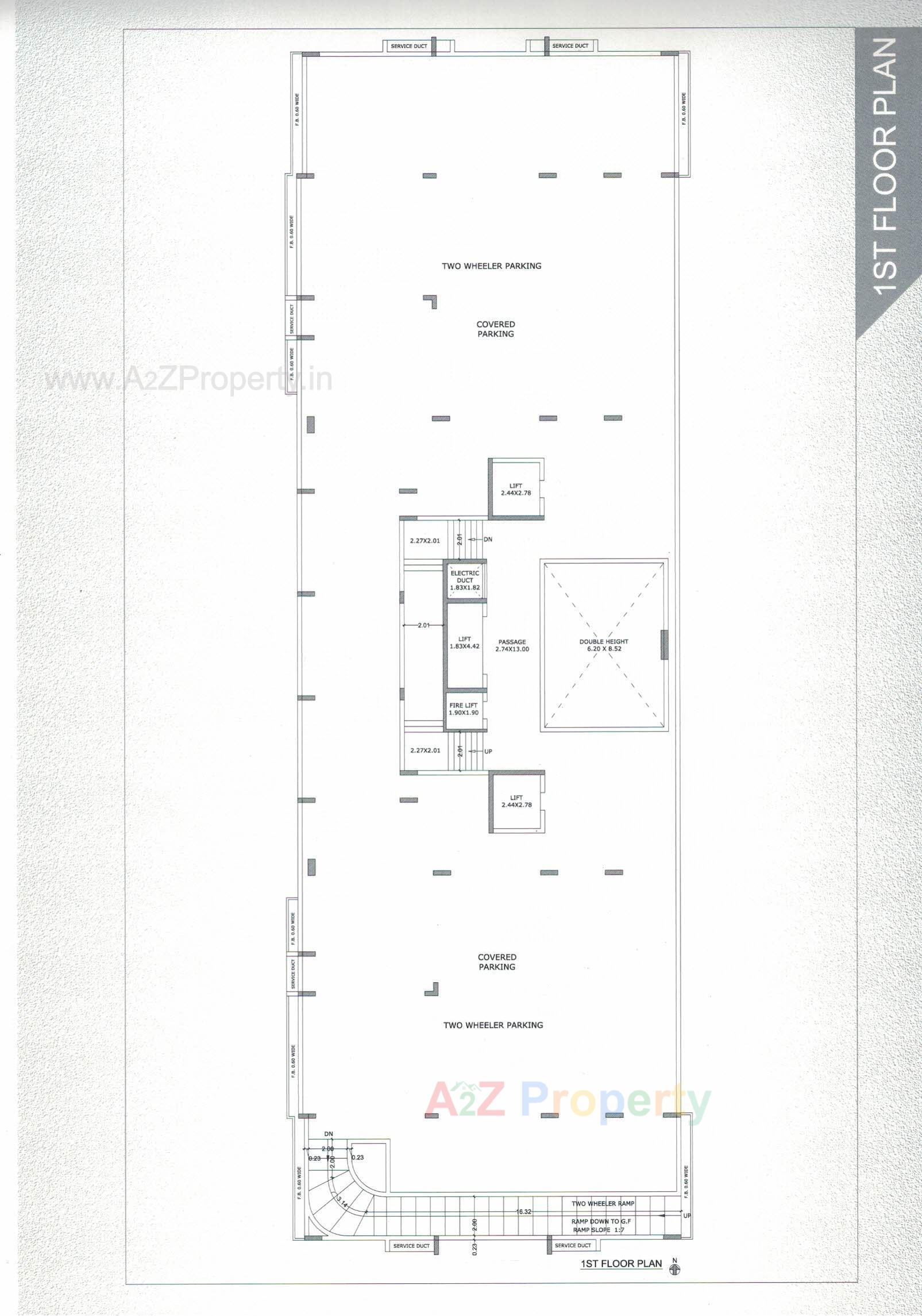 Layout of real estate project The Crown located at Motamava, Rajkot, Gujarat