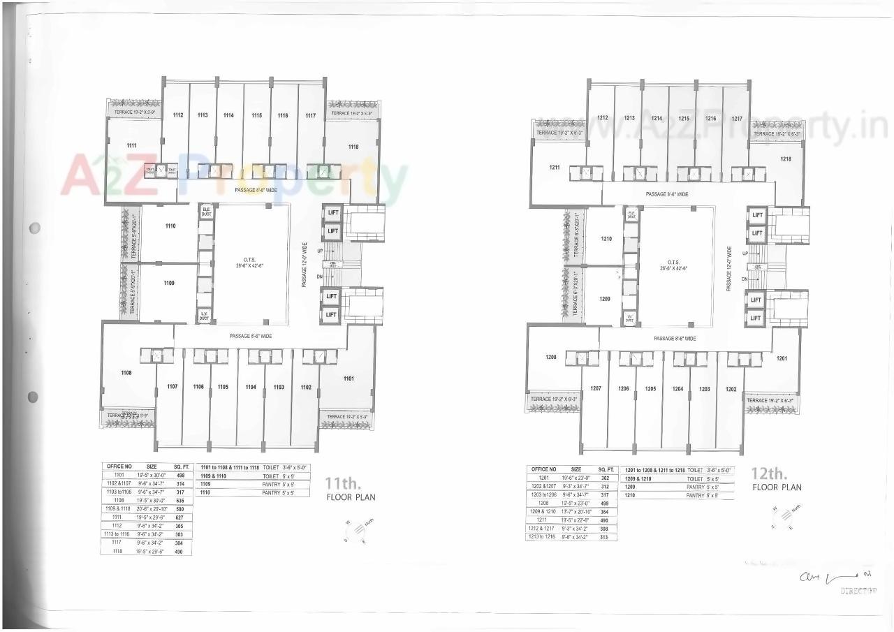 Layout of real estate project The Destiny located at Mavdi, Rajkot, Gujarat