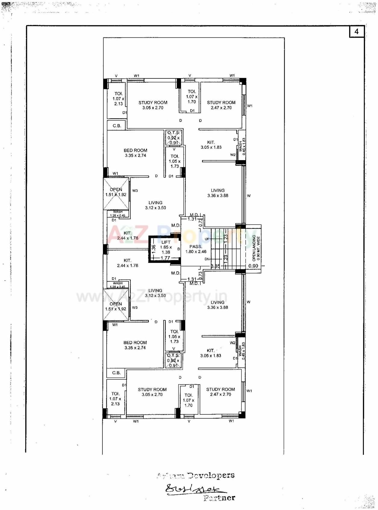 Layout of real estate project The Elegance located at Rajkot, Rajkot, Gujarat