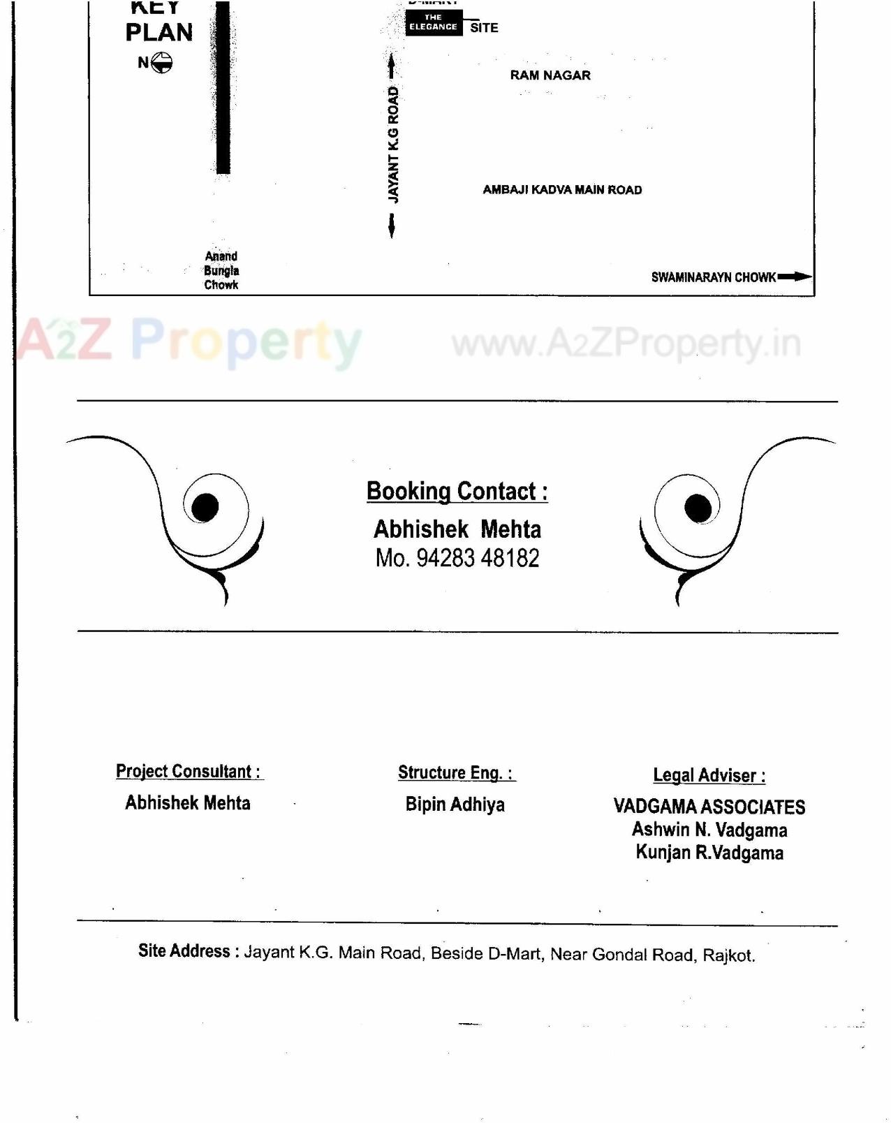  of real estate project The Elegance located at Rajkot, Rajkot, Gujarat