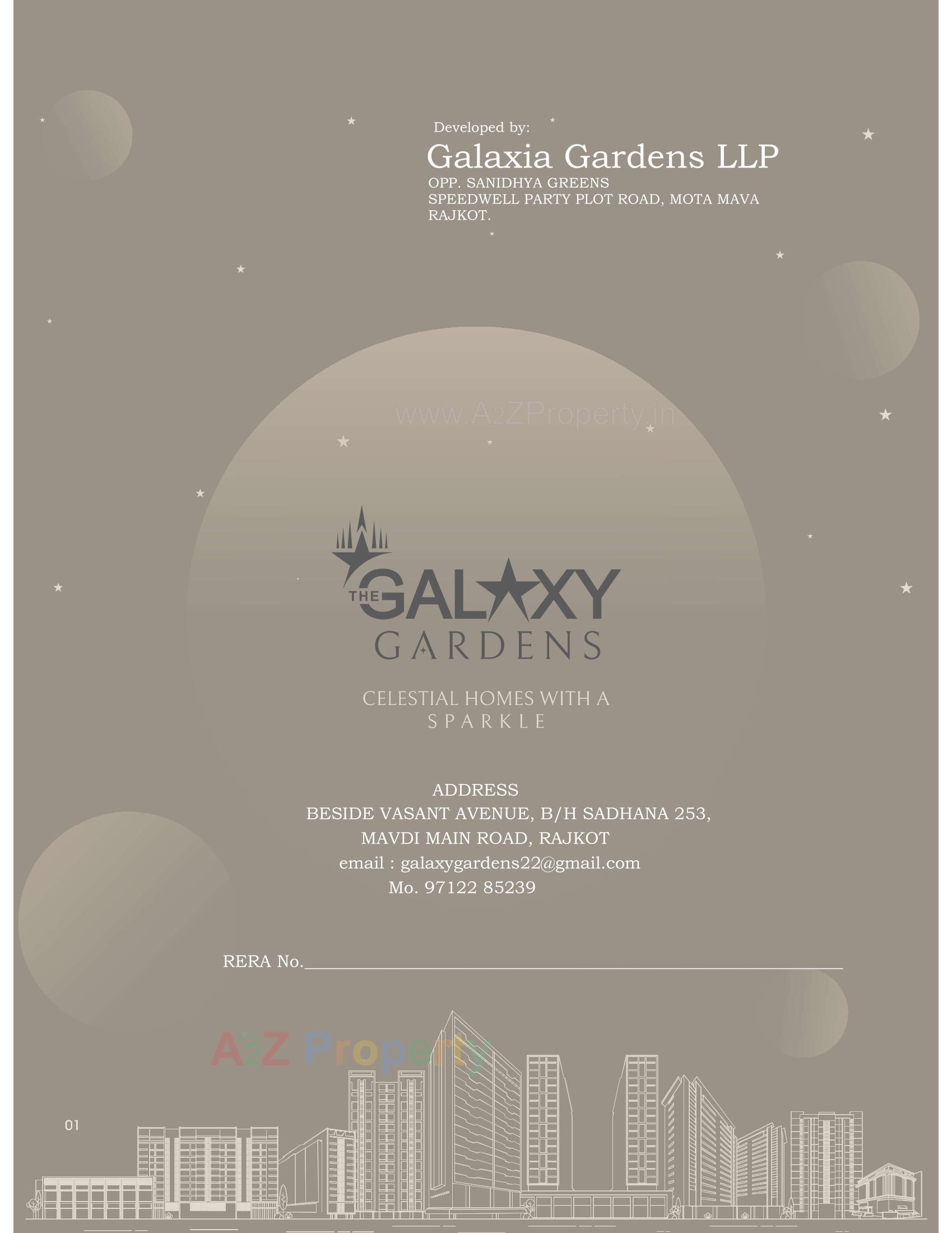  of real estate project The Galaxy Gardens located at Mavdi, Rajkot, Gujarat