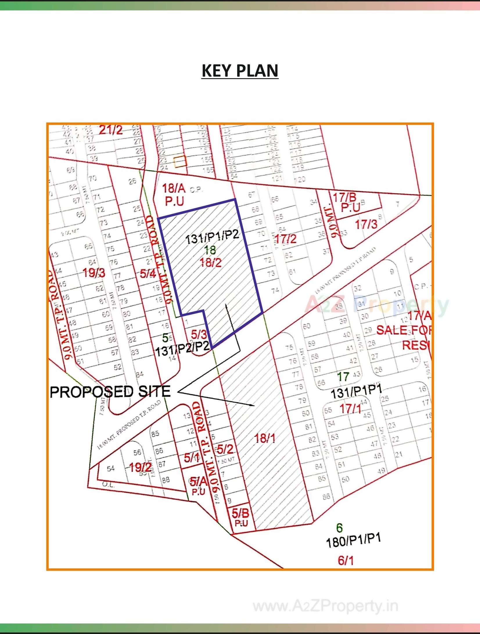  of real estate project The Green Moon located at Motamava, Rajkot, Gujarat