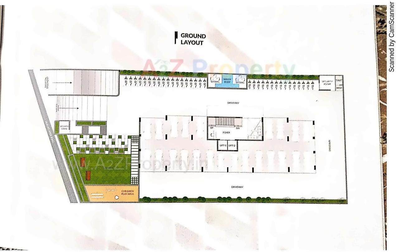 Layout of real estate project The Icon located at Rajkot, Rajkot, Gujarat