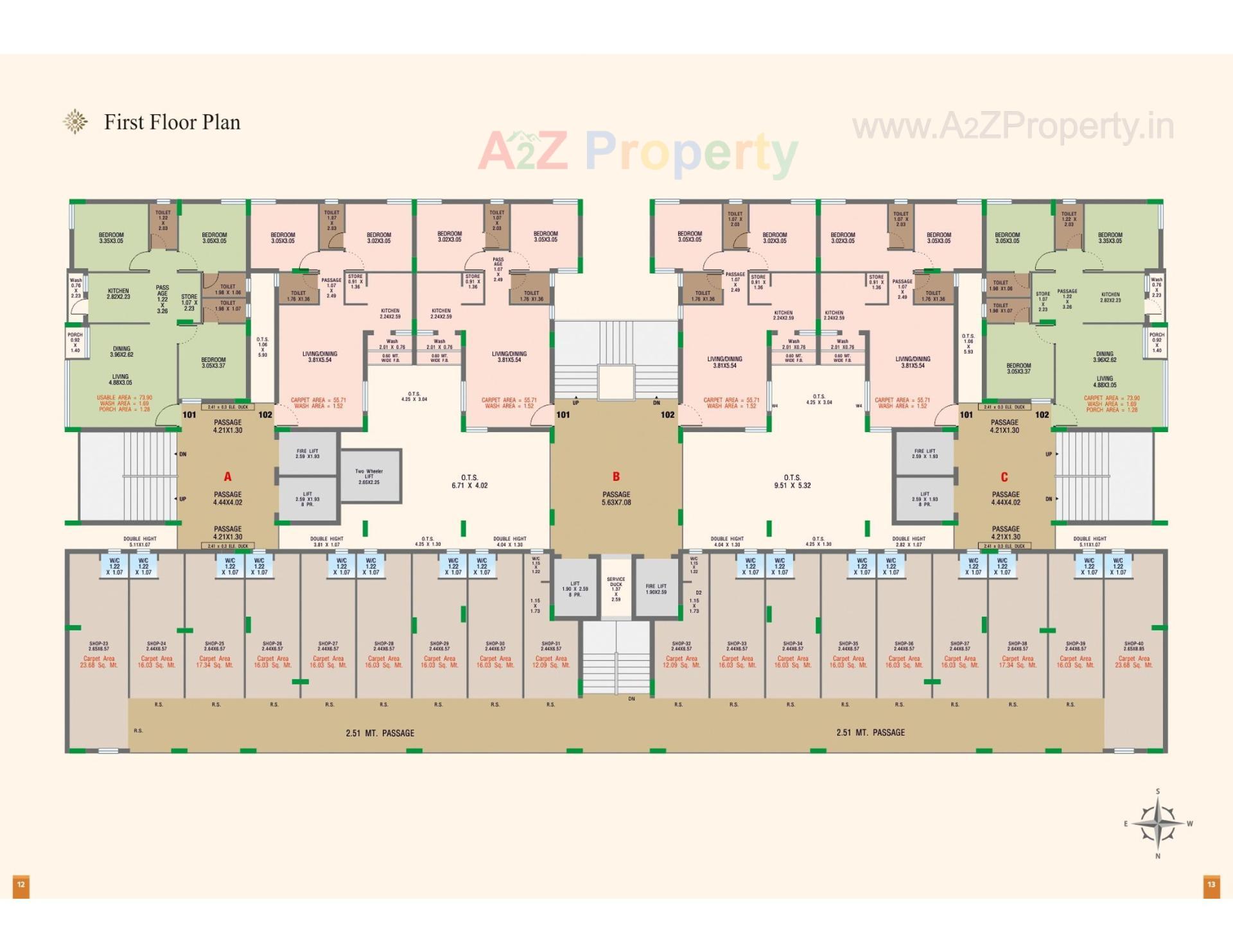 Layout of real estate project The  Iconic World located at Kangashiyali, Rajkot, Gujarat