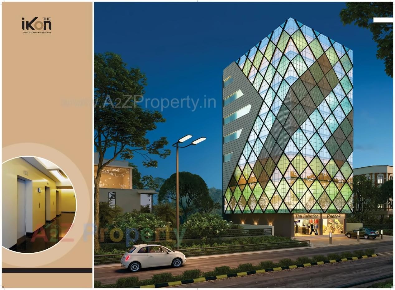 3D Elevation of real estate project The Ikon located at Rajkot, Rajkot, Gujarat