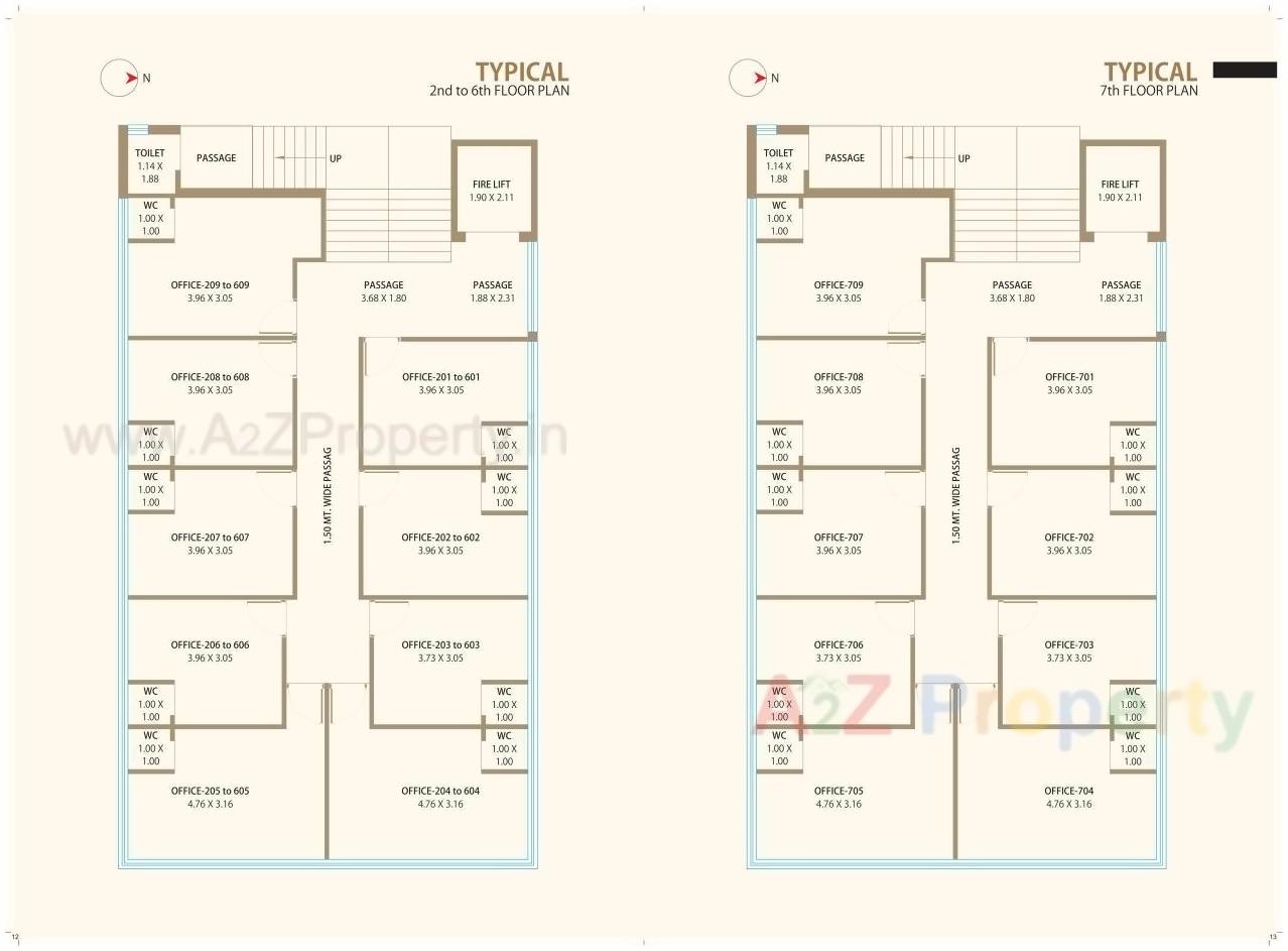 Layout of real estate project The Ikon located at Rajkot, Rajkot, Gujarat