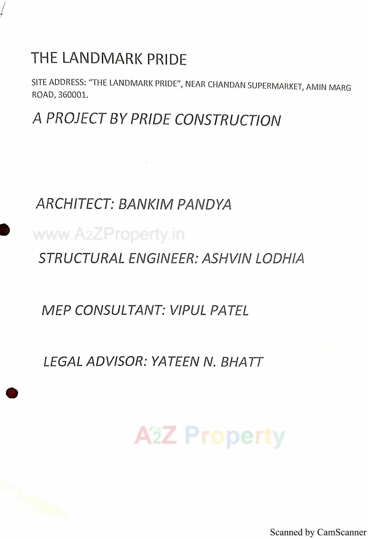  of real estate project The Landmark Pride located at Rajkot, Rajkot, Gujarat