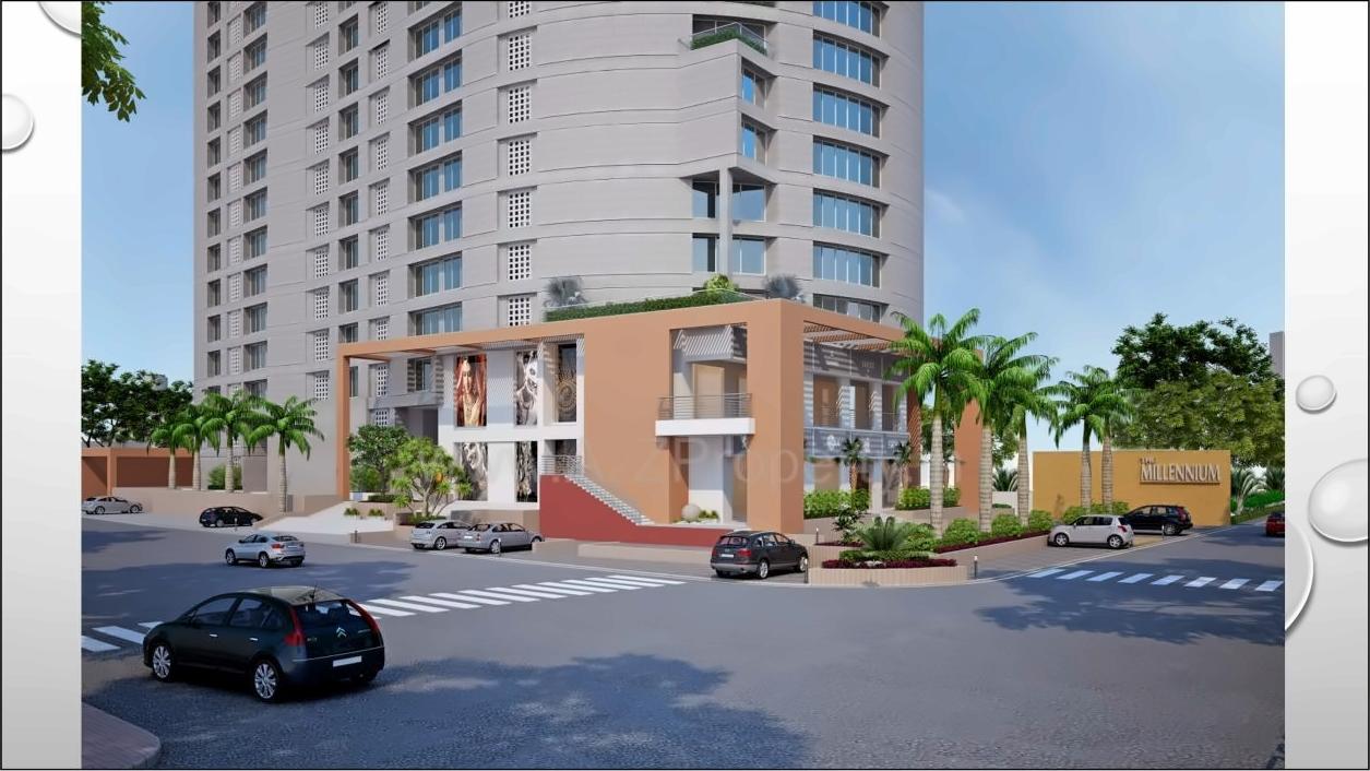3D Elevation of real estate project The Millenium located at Nana-mava, Rajkot, Gujarat