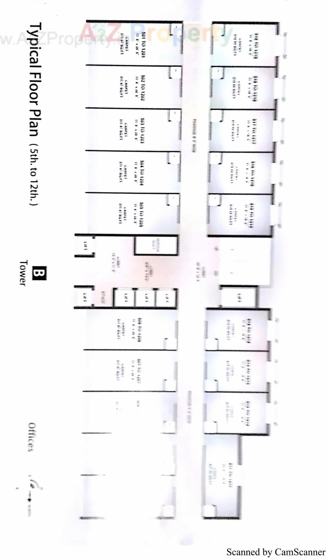 Layout of real estate project The One World located at Rajkot, Rajkot, Gujarat