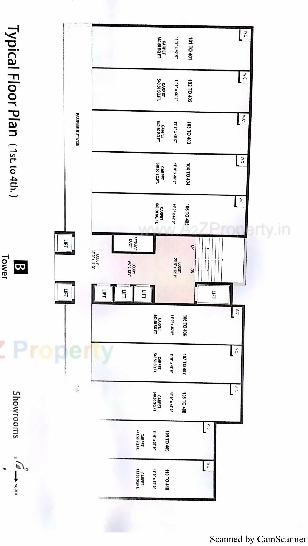 Layout of real estate project The One World located at Rajkot, Rajkot, Gujarat