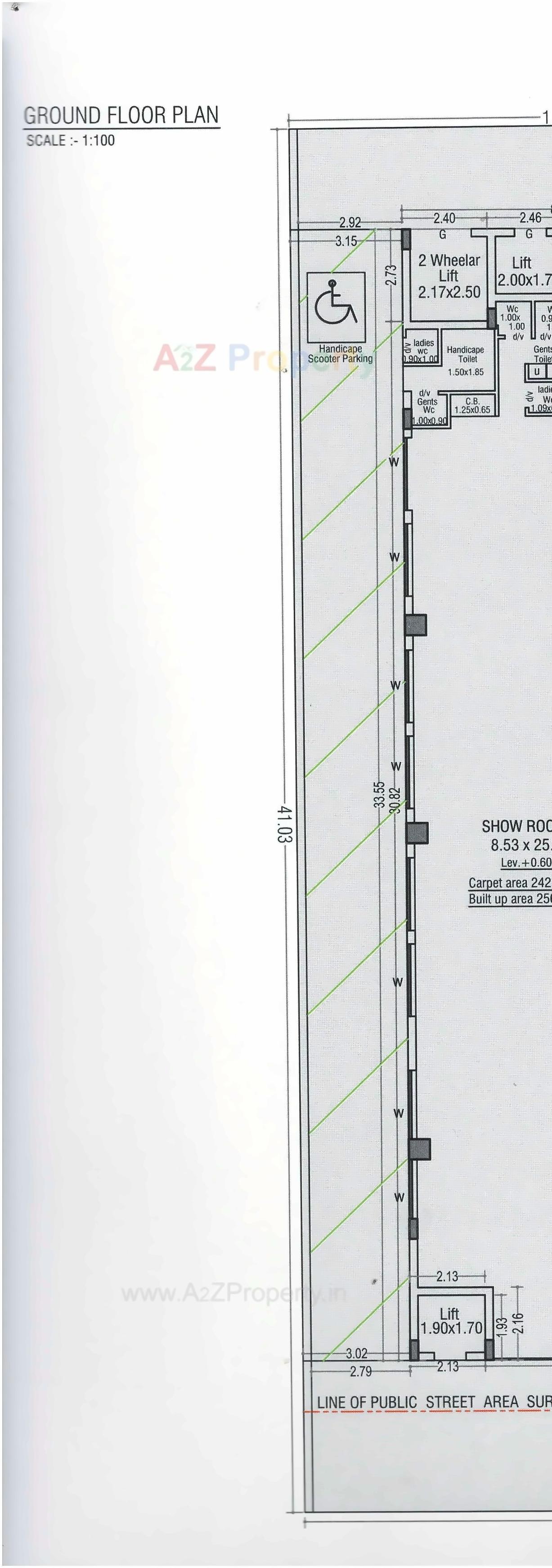 Layout of real estate project The Platina located at Rajkot, Rajkot, Gujarat