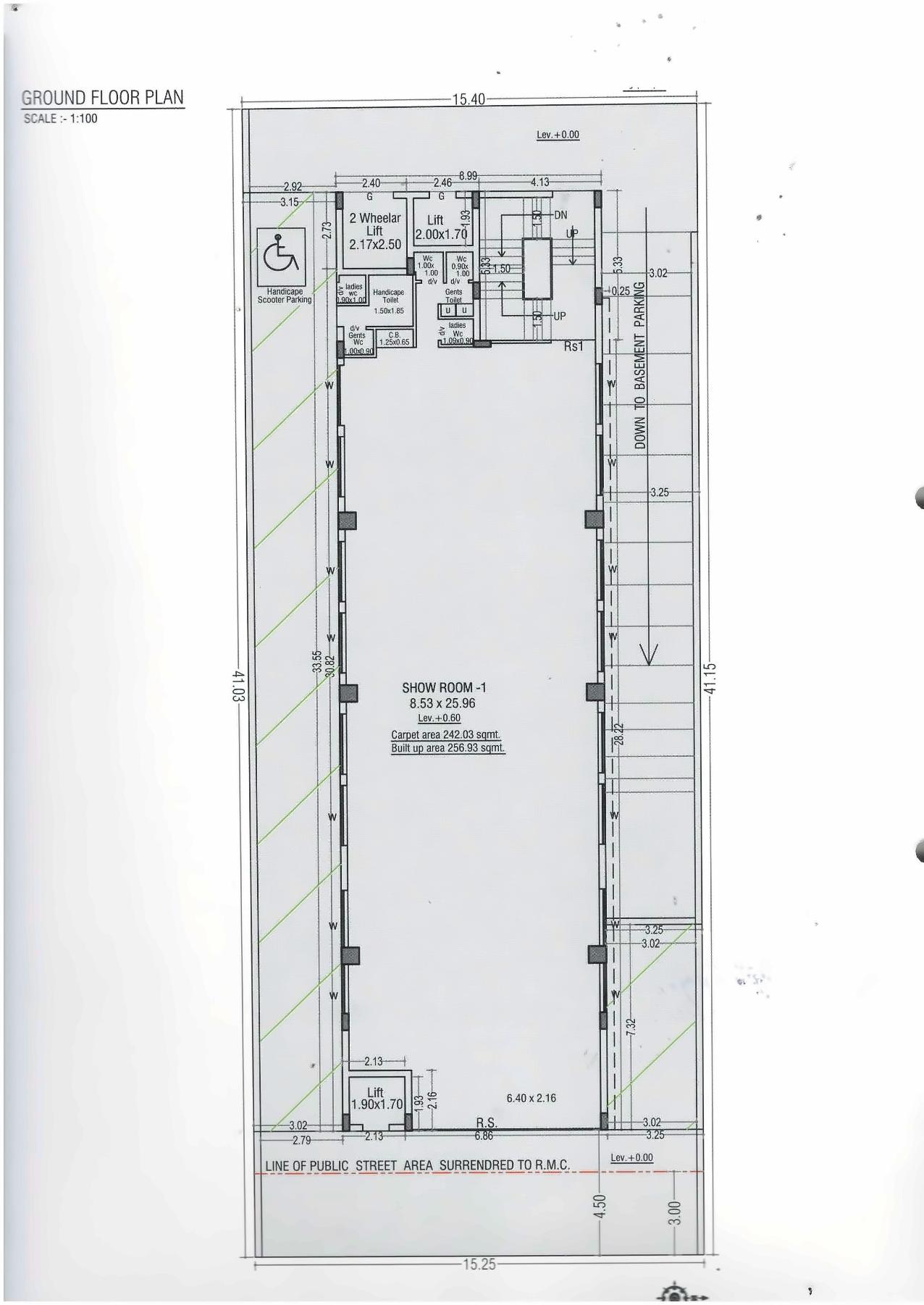 Layout of real estate project The Platina located at Rajkot, Rajkot, Gujarat