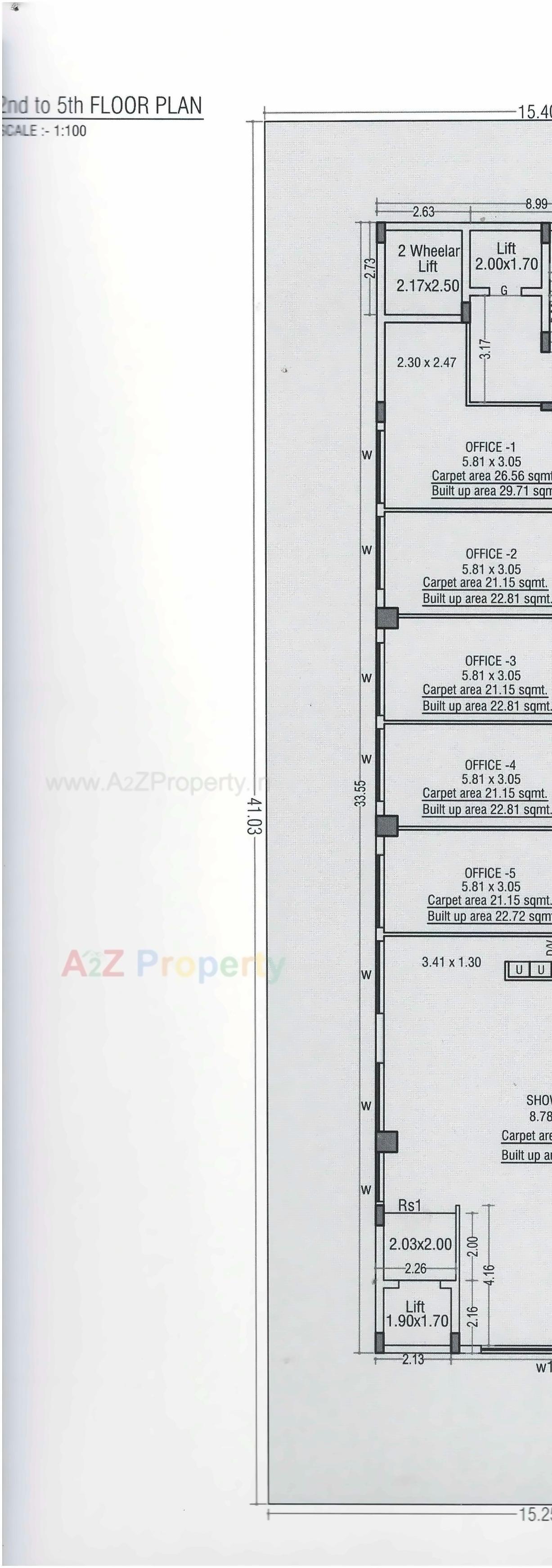 Layout of real estate project The Platina located at Rajkot, Rajkot, Gujarat