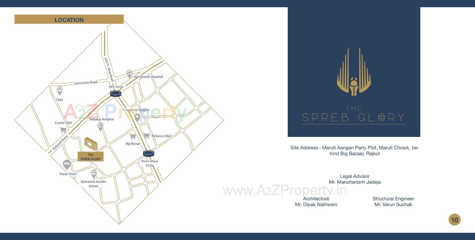  of real estate project The Spreb Glory located at Nanamava, Rajkot, Gujarat