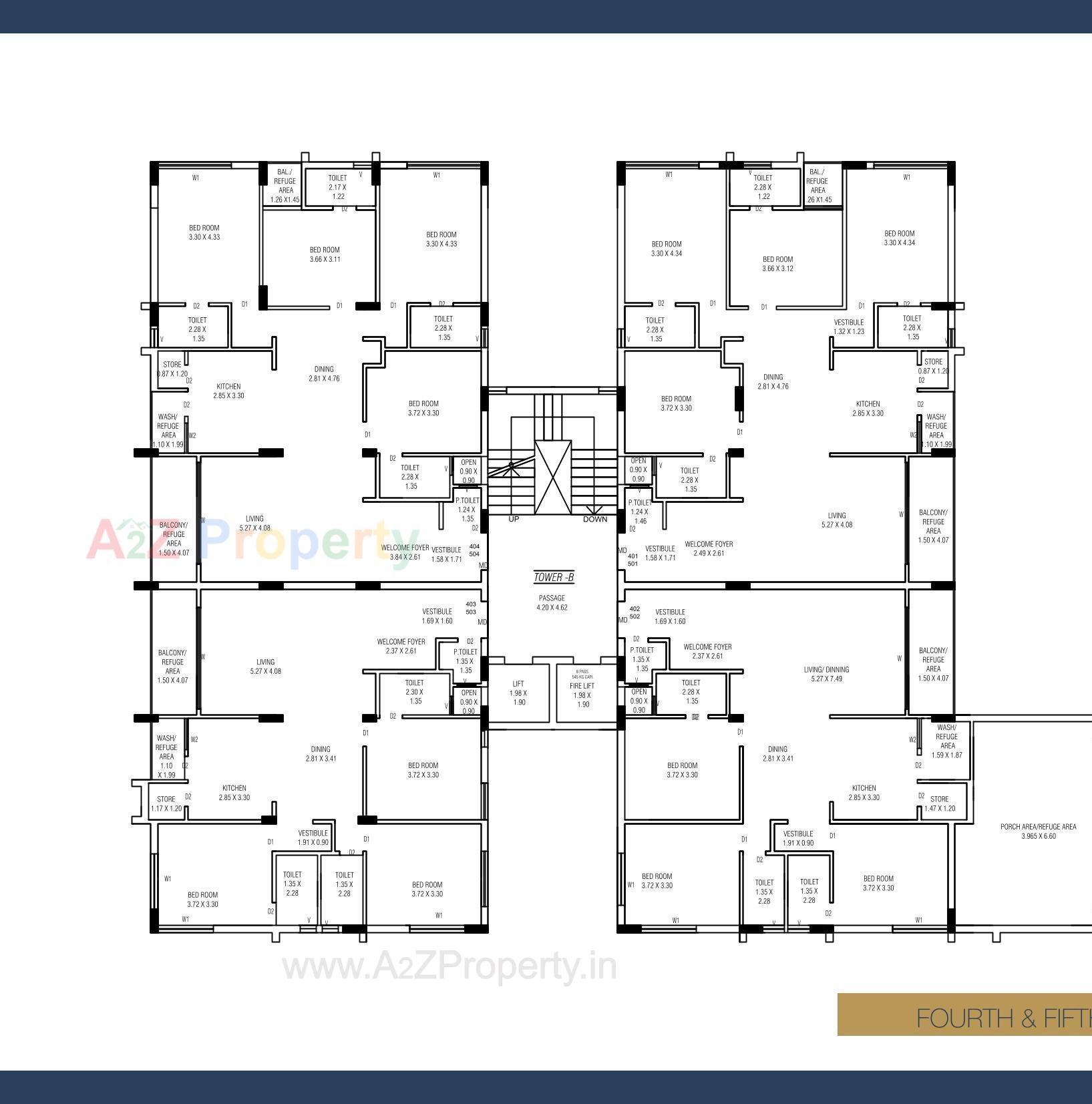 Layout of real estate project The Spreb Glory located at Nanamava, Rajkot, Gujarat
