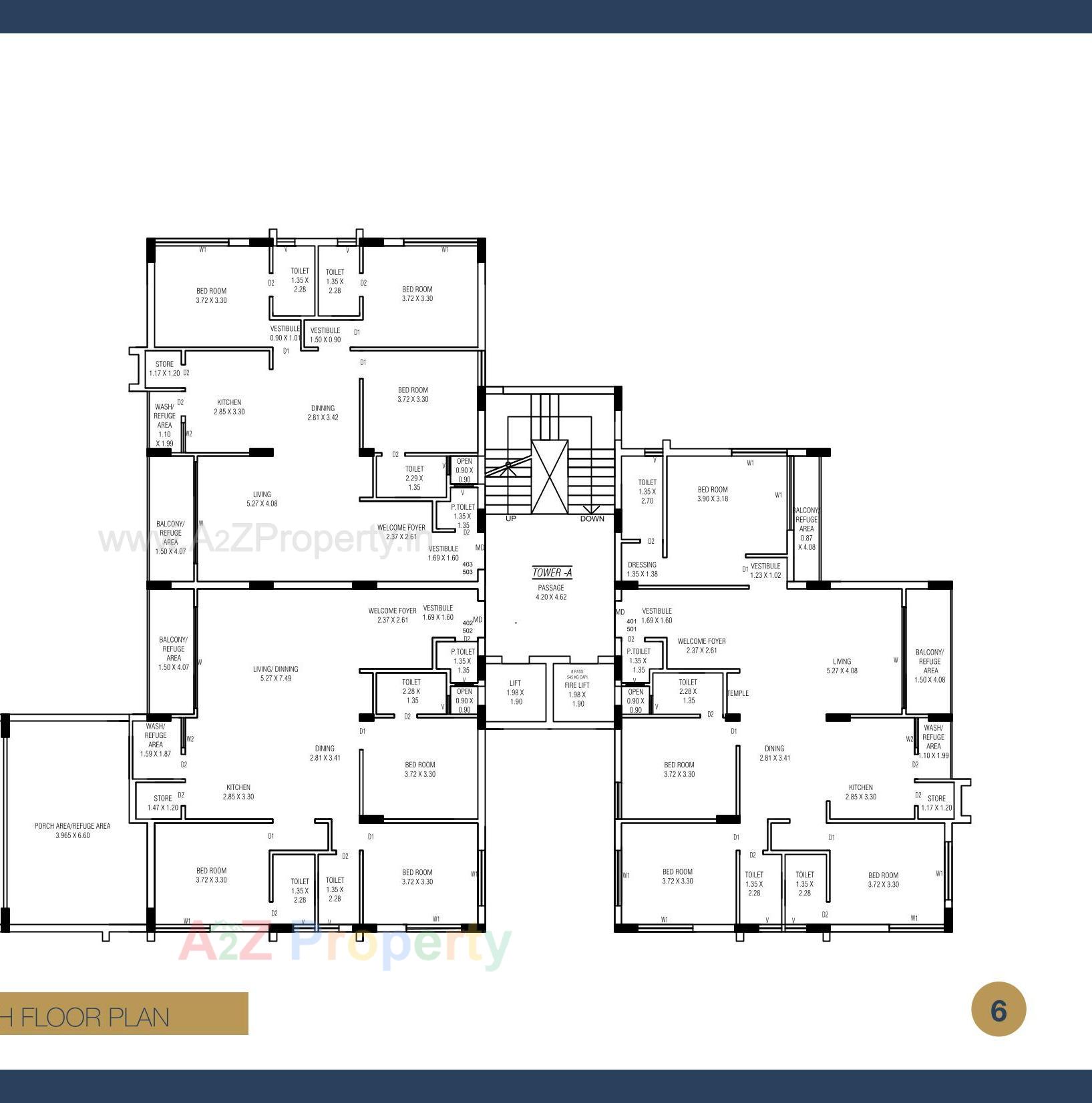 Layout of real estate project The Spreb Glory located at Nanamava, Rajkot, Gujarat