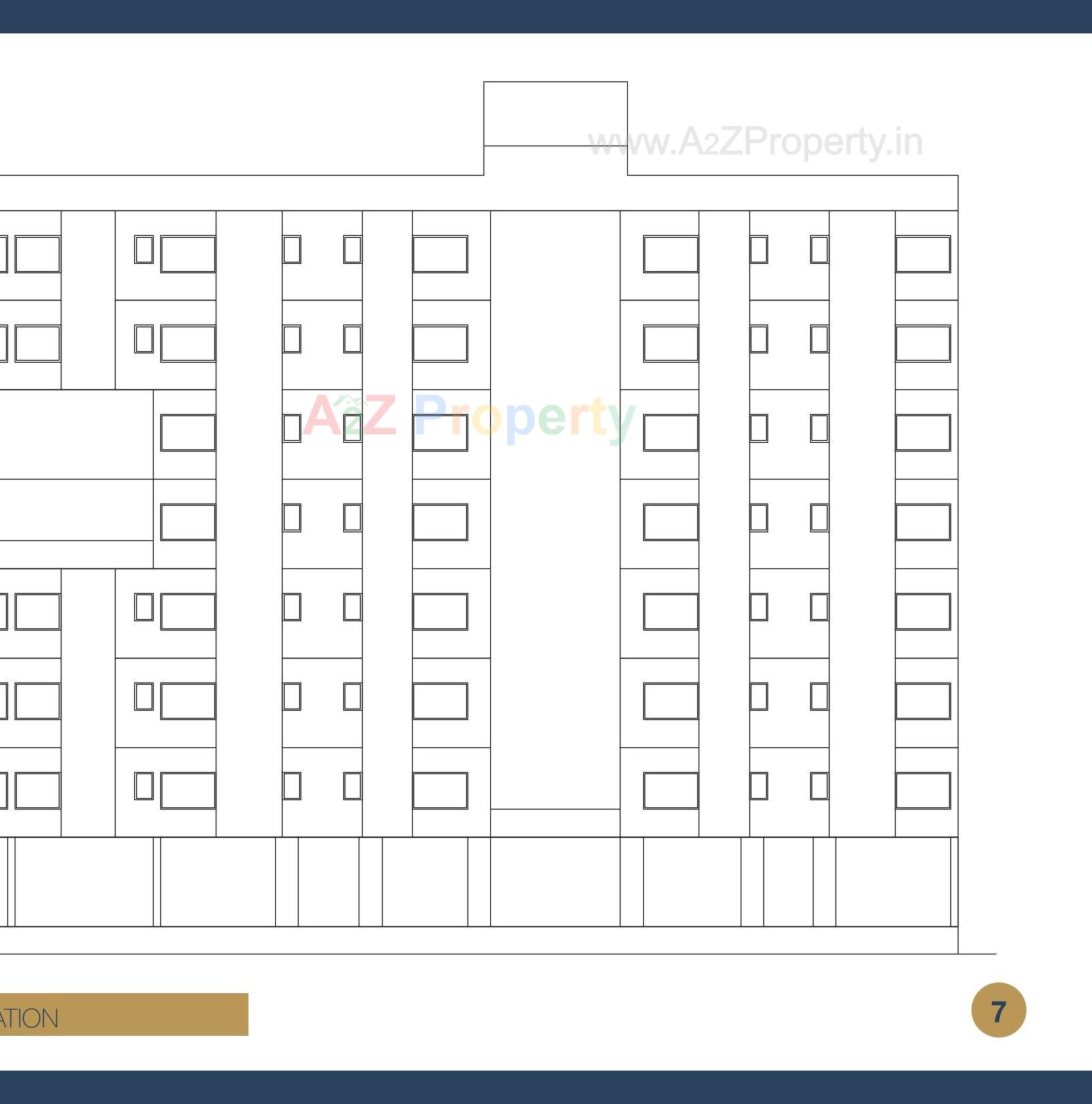 Layout of real estate project The Spreb Glory located at Nanamava, Rajkot, Gujarat