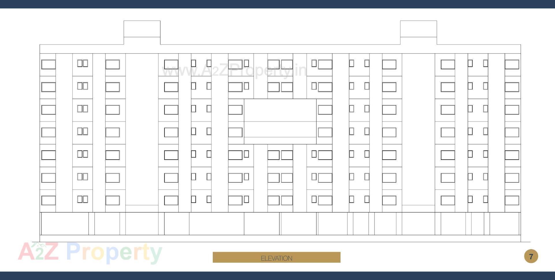Layout of real estate project The Spreb Glory located at Nanamava, Rajkot, Gujarat
