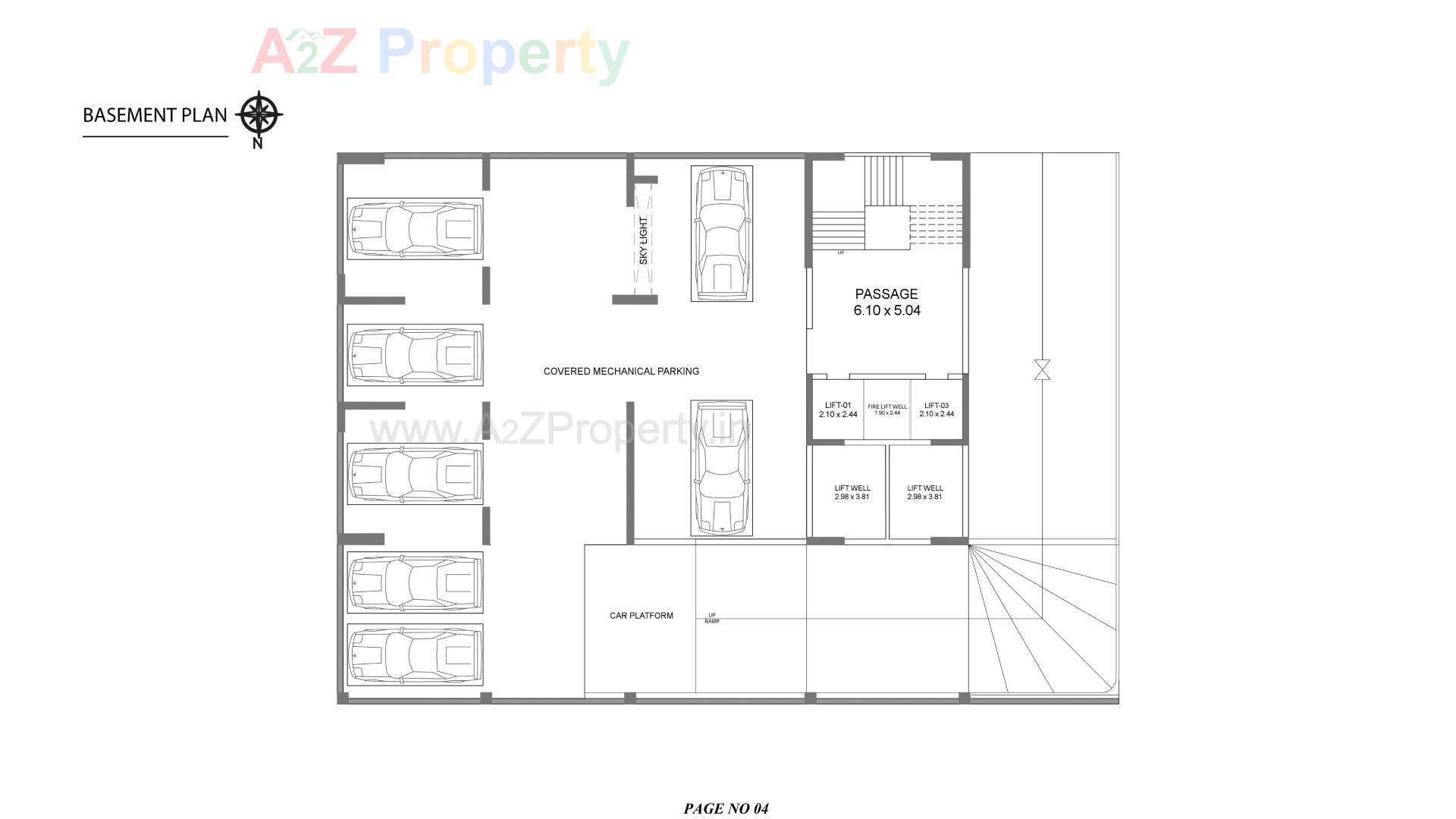 Layout of real estate project The Vibe located at Motamava, Rajkot, Gujarat