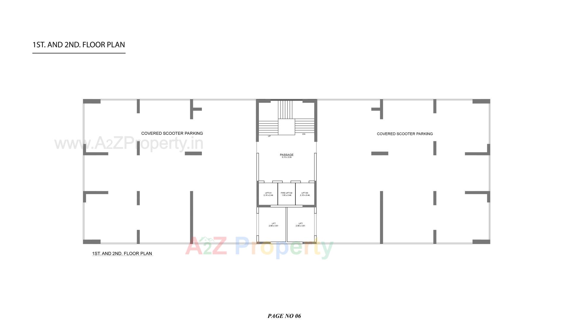 Layout of real estate project The Vibe located at Motamava, Rajkot, Gujarat