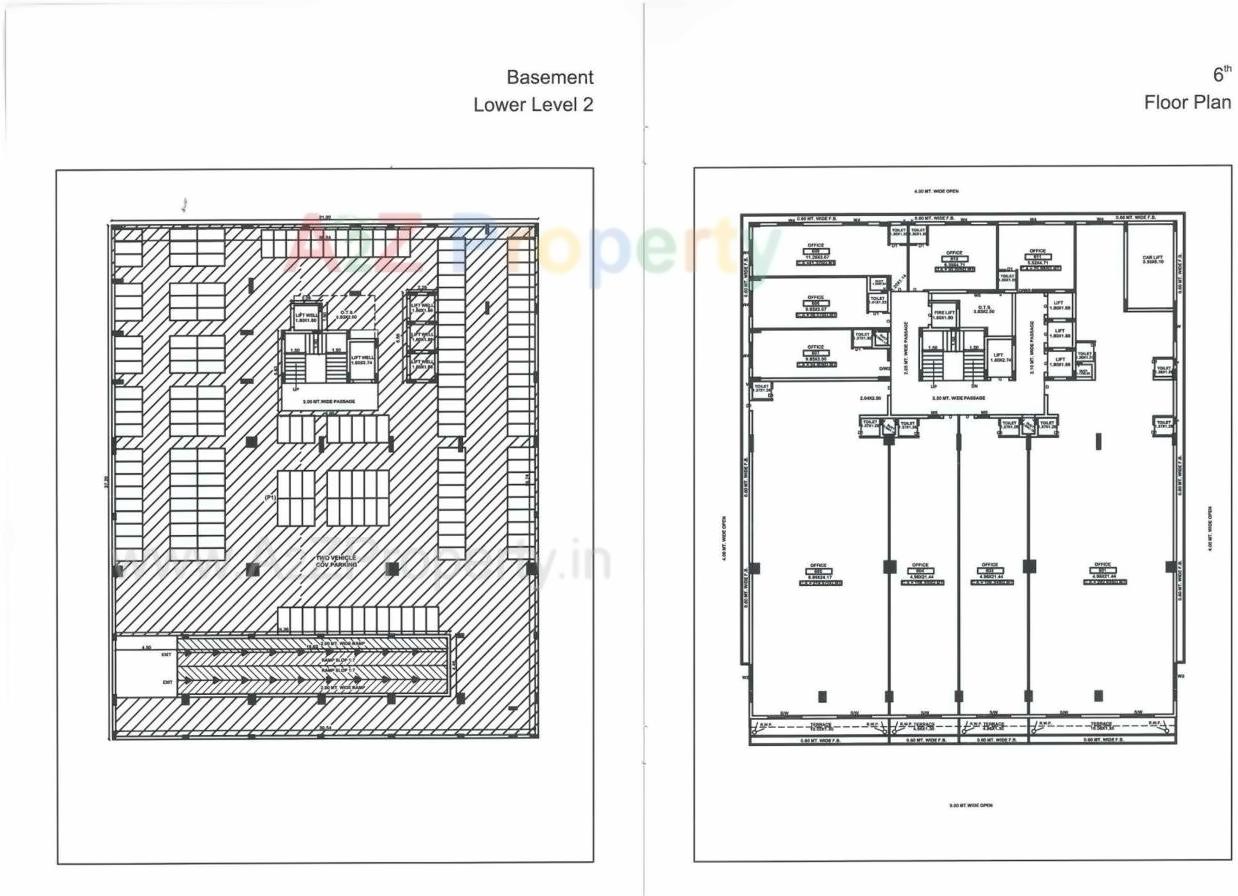 Layout of real estate project Time Square Ii located at Madhapar, Rajkot, Gujarat