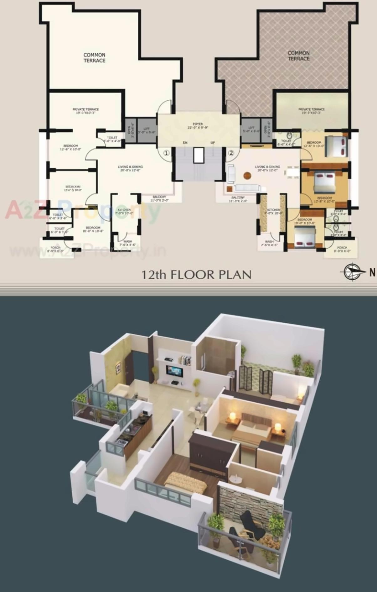 Layout of real estate project Tirth located at Ghanteshwar, Rajkot, Gujarat