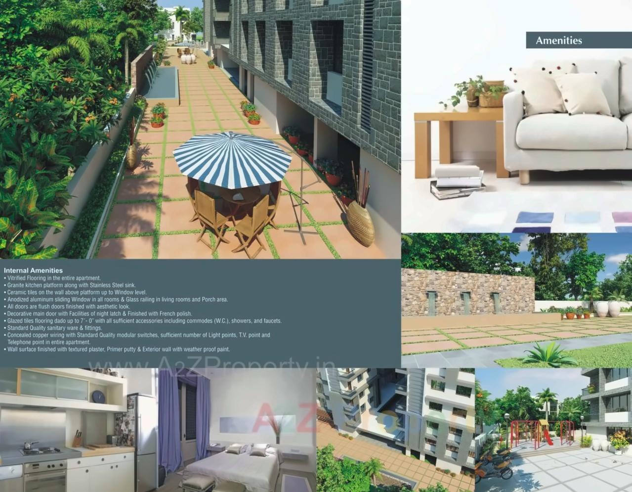 3D Elevation of real estate project Tirth located at Ghanteshwar, Rajkot, Gujarat