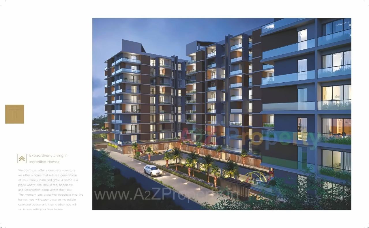 3D Elevation of real estate project Titan located at Nanamava, Rajkot, Gujarat