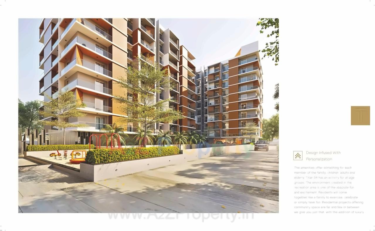 3D Elevation of real estate project Titan located at Nanamava, Rajkot, Gujarat