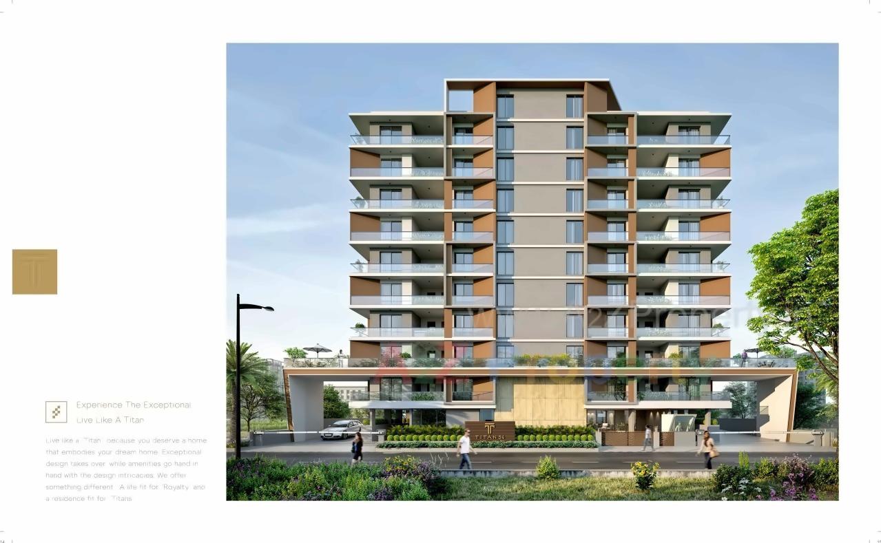 3D Elevation of real estate project Titan located at Nanamava, Rajkot, Gujarat
