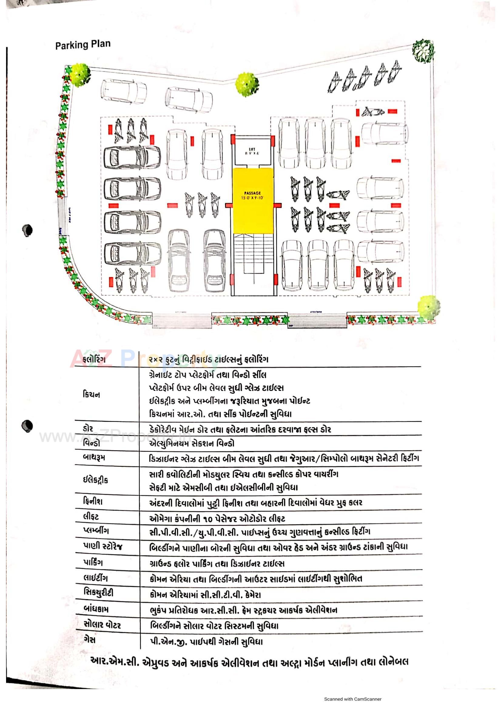  of real estate project Trinetra located at Raiya, Rajkot, Gujarat