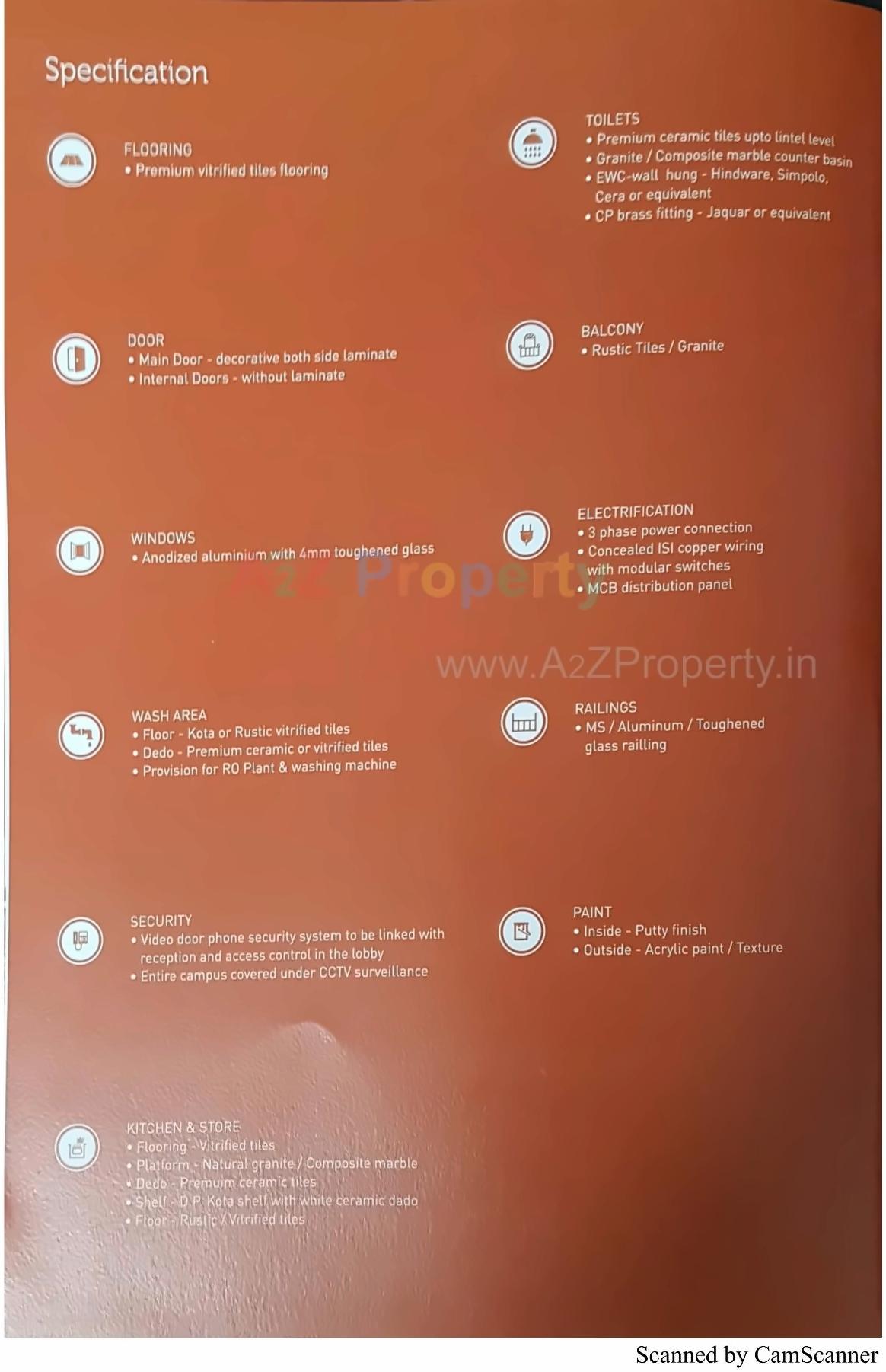  of real estate project Trinity Towers located at Raiya, Rajkot, Gujarat